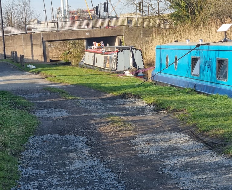 Broken Cross canal, Northwich. Rob Hamilton cheshire seer