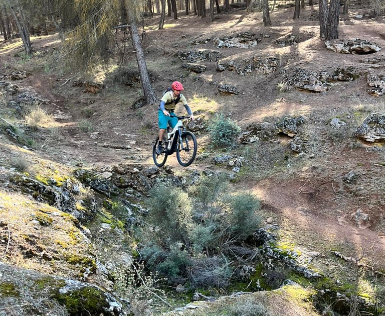 Haciendo enduro en los mejores trails