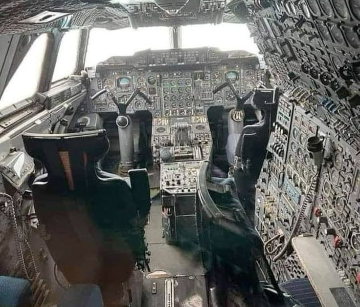 Cabina de mando del Concorde