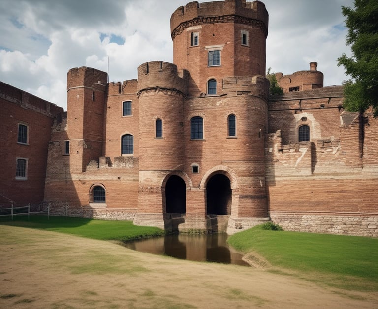 Colchester castle mockup