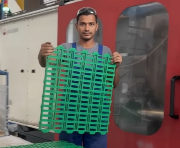 Vedha slatted flooring manufacturing unit