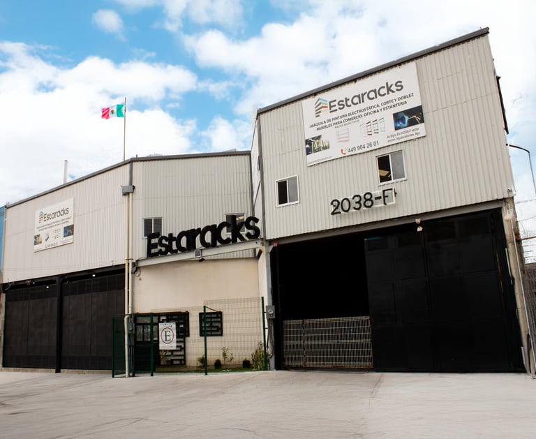 a building with a sign that says estaracks