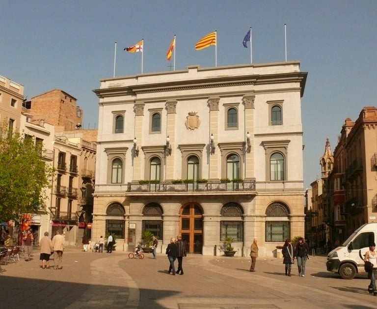 Edificio del ayuntamiento de Igualada
