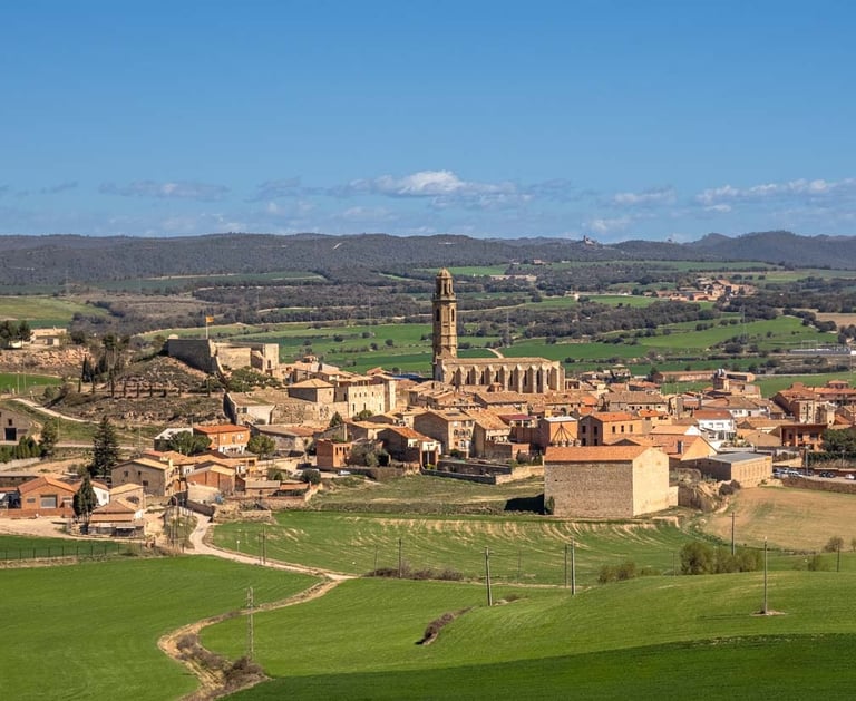 Imagen del pueblo de Calaf
