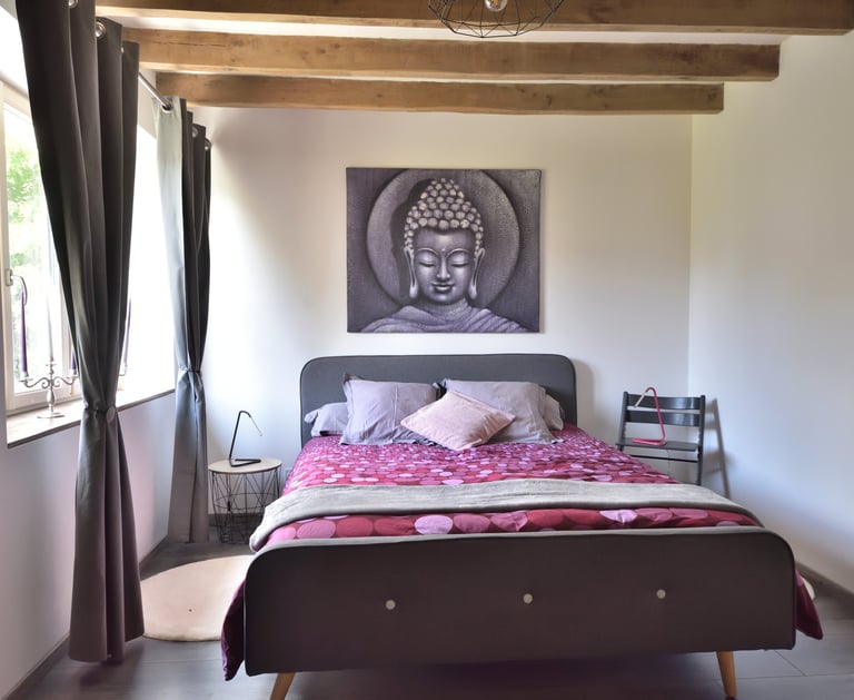 lit double suite bouddha