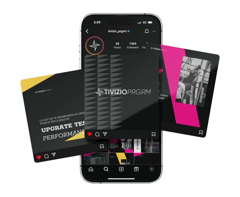 Mise en situation Tivizio prgm instagram
