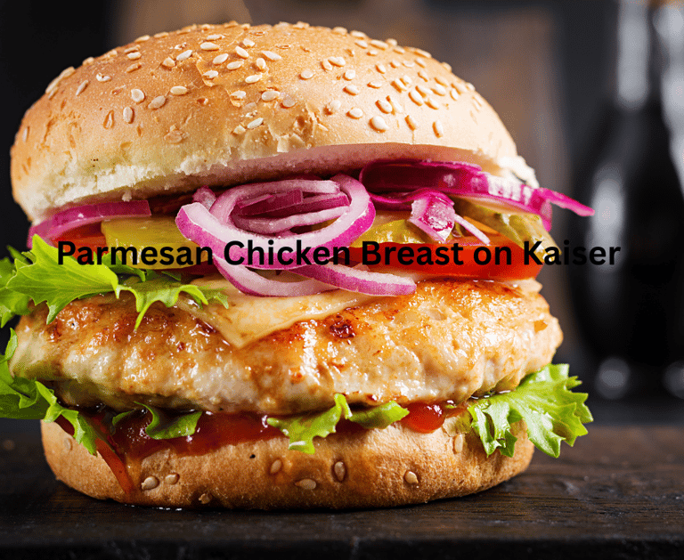 Parmesan Chicken Breast on Kaiser Bun