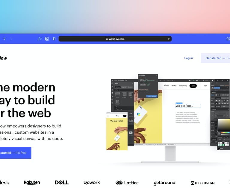 a website page of another website