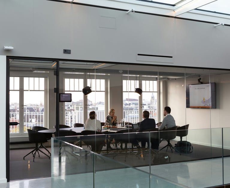 Team of consultants providing services