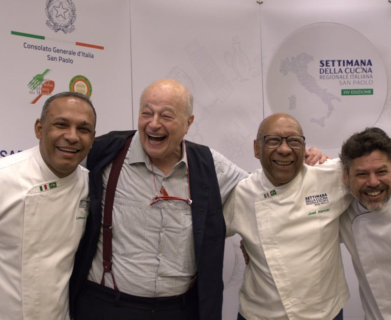 Massimo Ferrari e amigos. Foto: Rafael Carvalho Lima