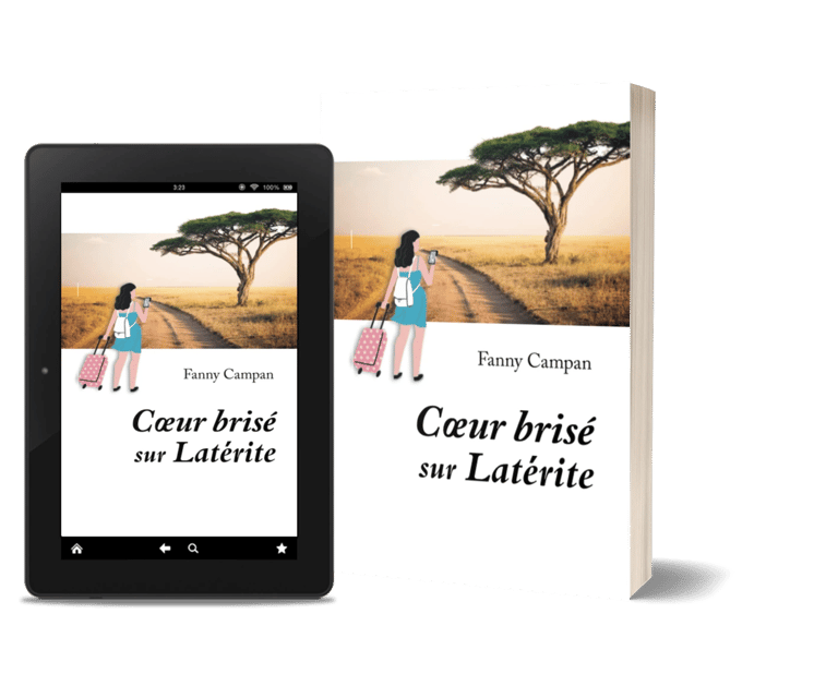 Mockup du roman "Coeur brisé sur Latérite" de Fanny Campan - Littérature générale