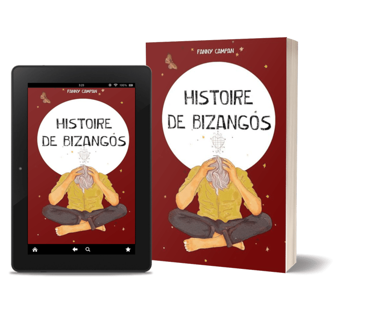 Mockup de la nouvelle érotique "Histoire de Bizangos" de Fanny Campan - Textes courts