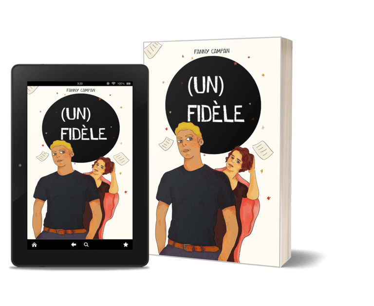 Mockup de la nouvelle psychologique "(Un)fidèle" de Fanny Campan - Textes courts
