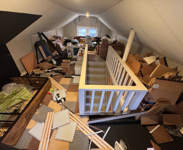 Attic Cleanout in Lima Ohio