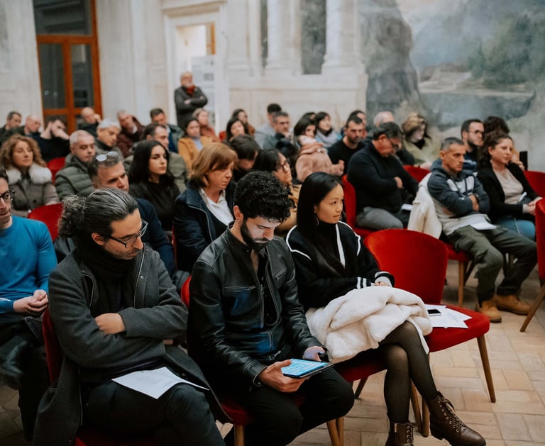 Audience at Palazzo Doria Pamphilj, Valmontone