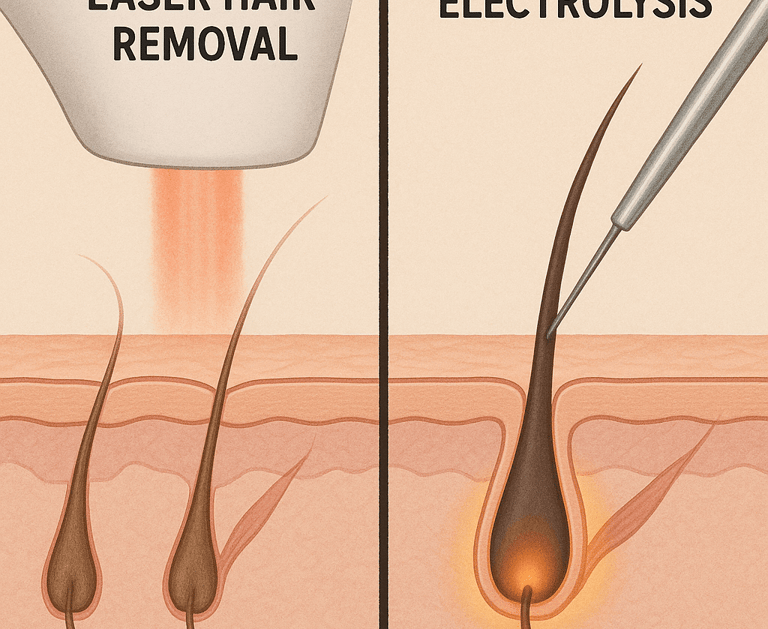 LAser Hair removal VS Electrolysis