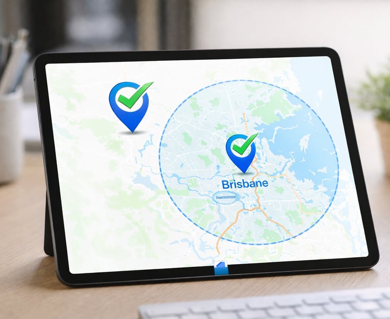 Map showing Brisbane focus areas but outliers are possible too