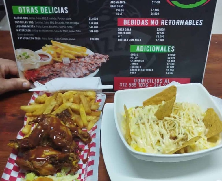 Alitas BBQ en Delipizza Cajamarca