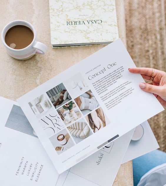 Curated Concept presentation that's super thoughtful and totally influenced by our industry know-how