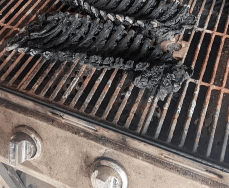 a grill grill with a grill and some food