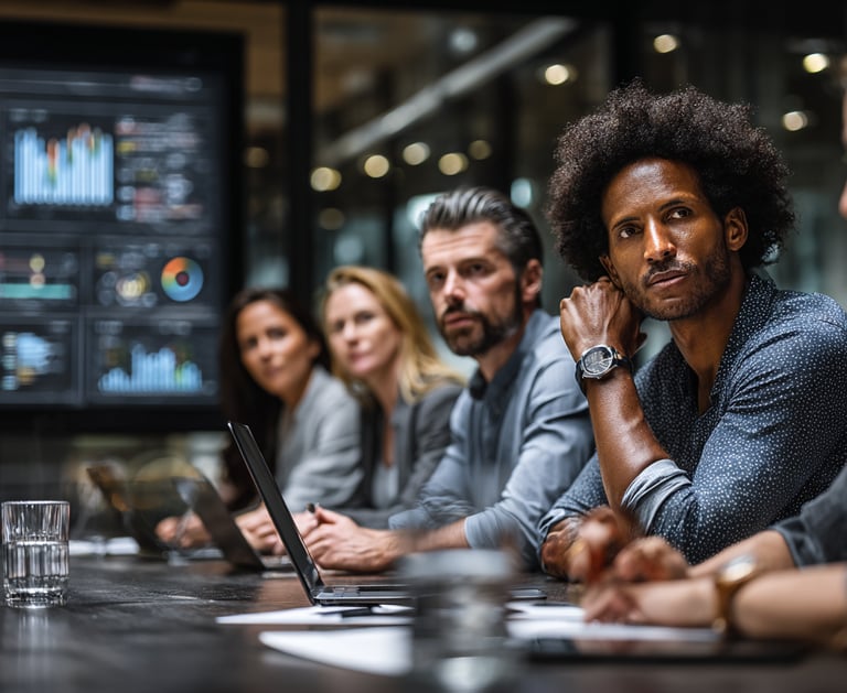 Equipo de empresa en sesión de formación práctica bonificable por FUNDAE sobre IA