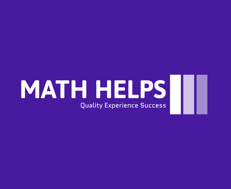 Math Helps' logo - a symbol representing learning and achievement in math through online tutoring