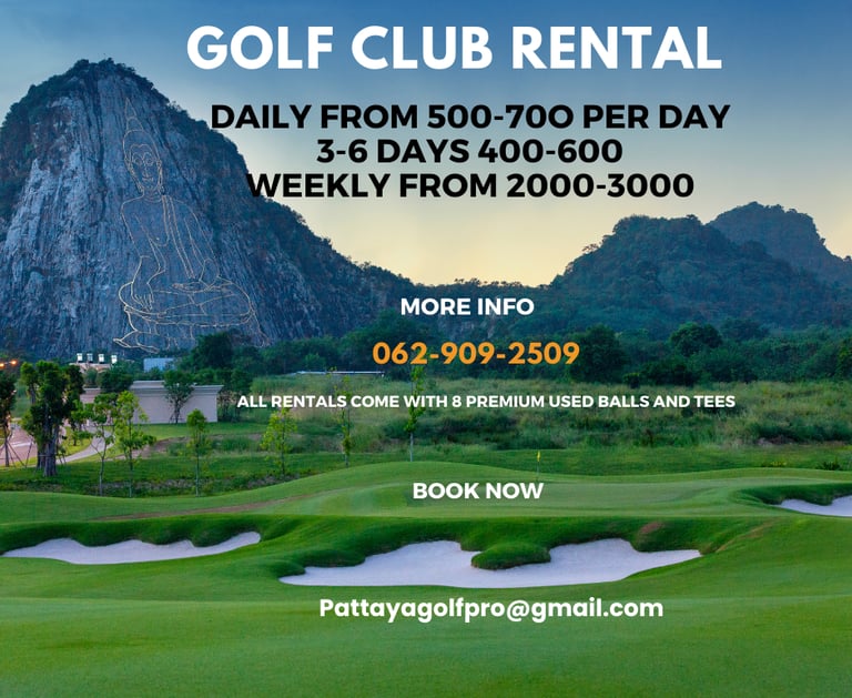 golf club hire pattaya