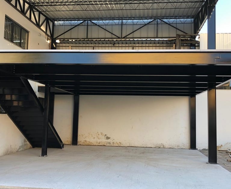 mezanino com estrutura