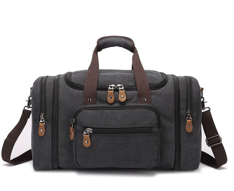 canvas handbag duffle travel bag
