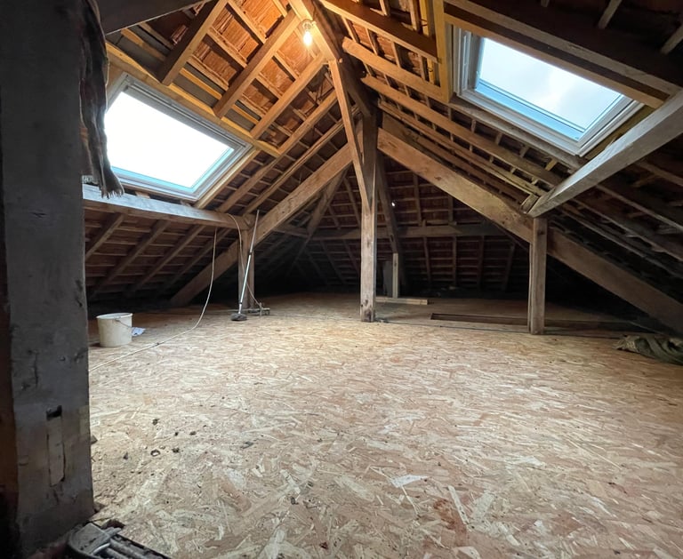 Combles avant travaux