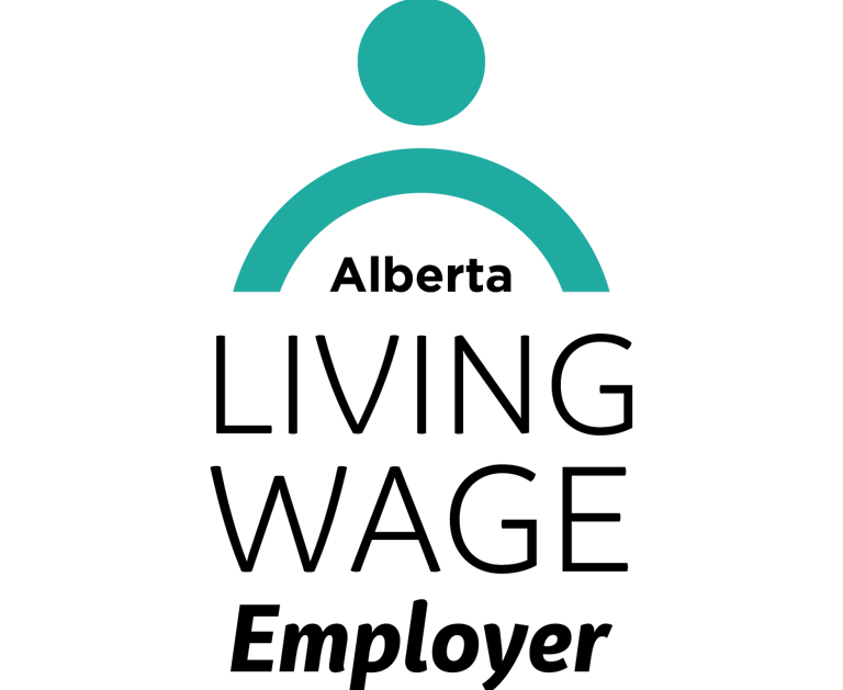 Alberta living wage employer logo