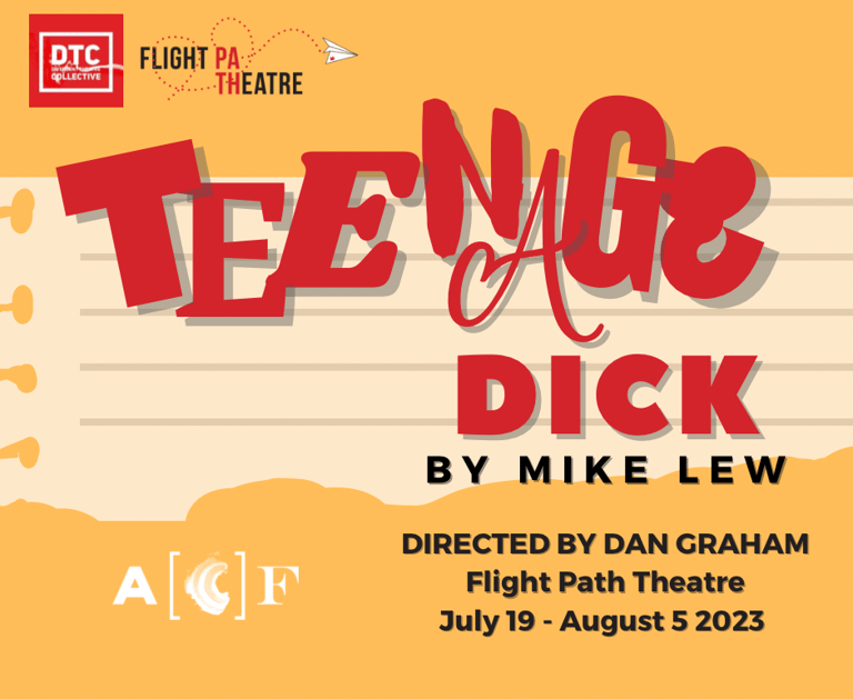 Teenage Dick Flyer co produced by Divergent Theatre Collective and Flight Path Theatre. 