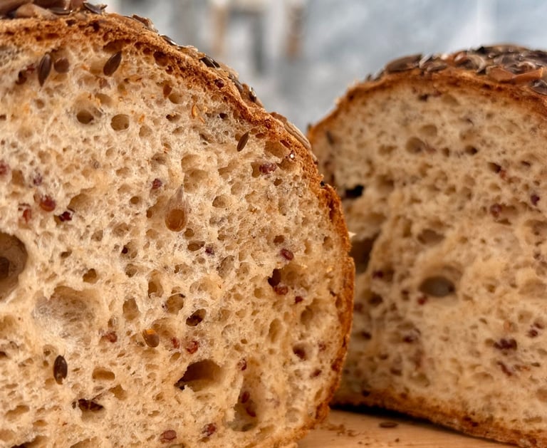 Ingredienser til enkel glutenfri middag - glutenfrie brød fra GLH