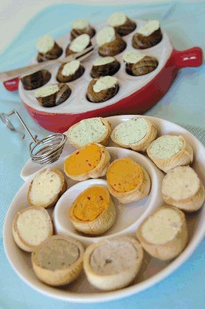 Escargots farcis Cap'Hélix