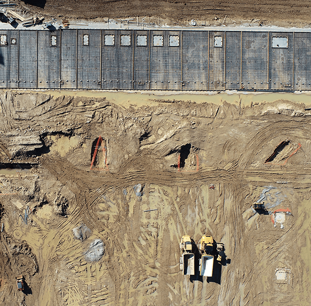 obras seguimientos drones aereo seguridad