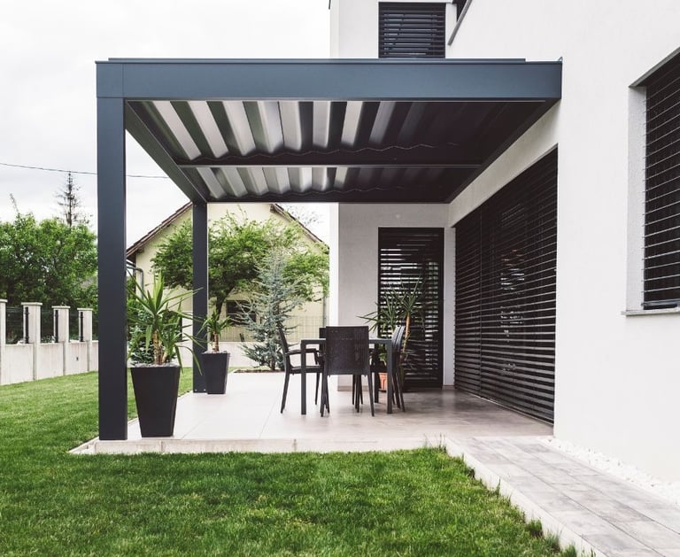 pergola climatica per piscina roma