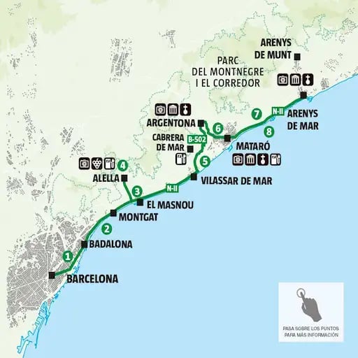 Mapa Argentona