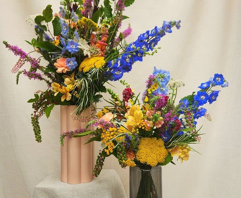 Bouquet de fleurs locales et de saison