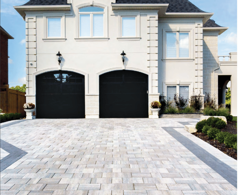home in toronto with sealed interlock driveway