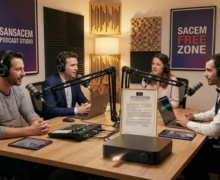 Podcast musique pour restaurant libre de droits