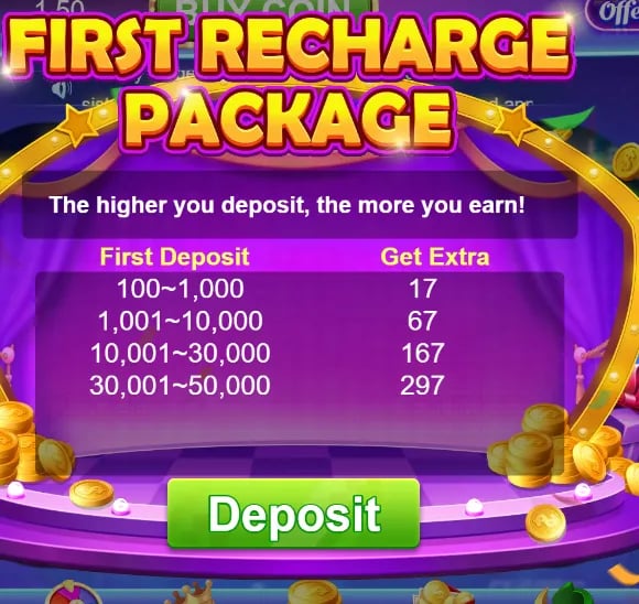 a casino game with a lot of coins