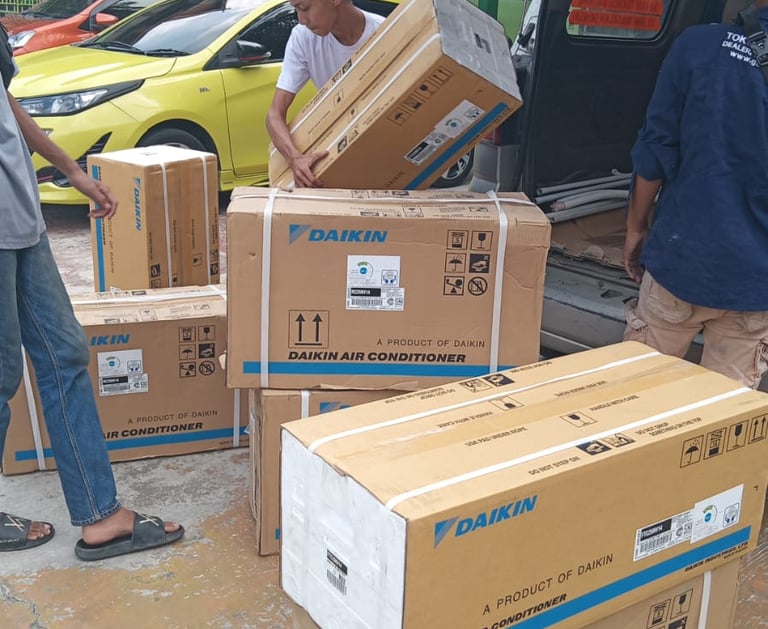 Pemasangan Ac Daikin di MAN 1 Pekanbaru