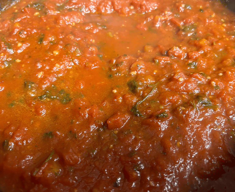 Marinara sauce.