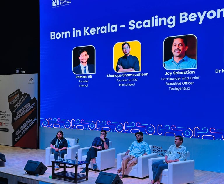 Ramees Ali, Sharique Shamsudheen, Joy Sebastian, Dr Neethu Mariyam Joy liquisip kerala startup