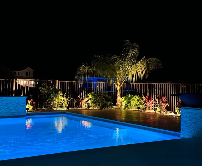 landscape lighting installation florida panhandle