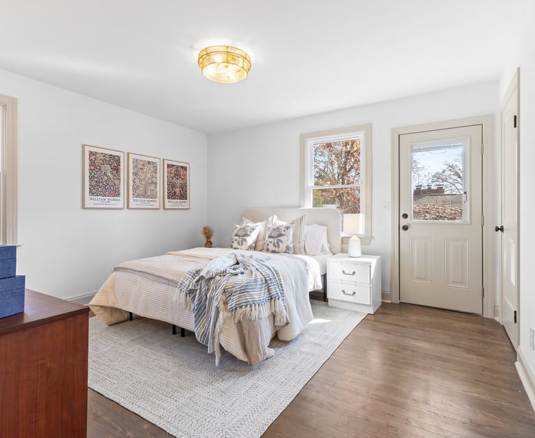 bedroom greenville staging house