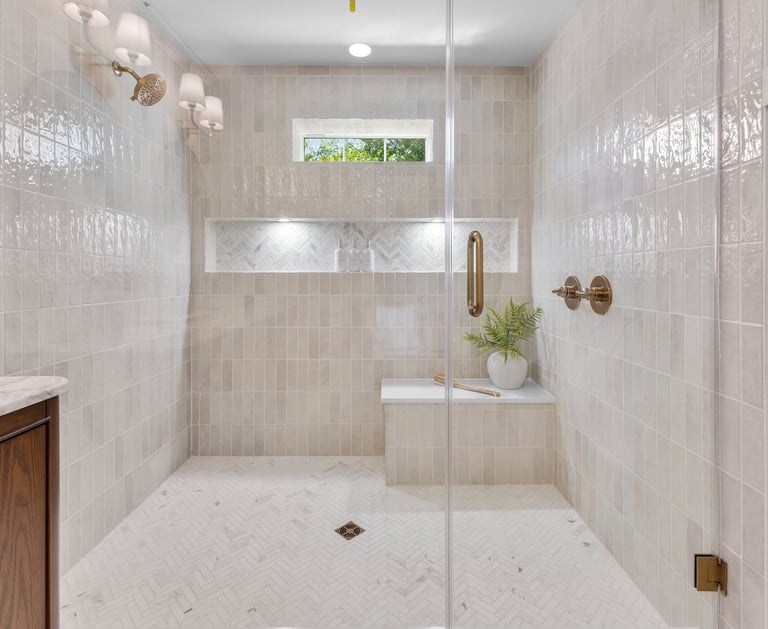 amazing shower staging house