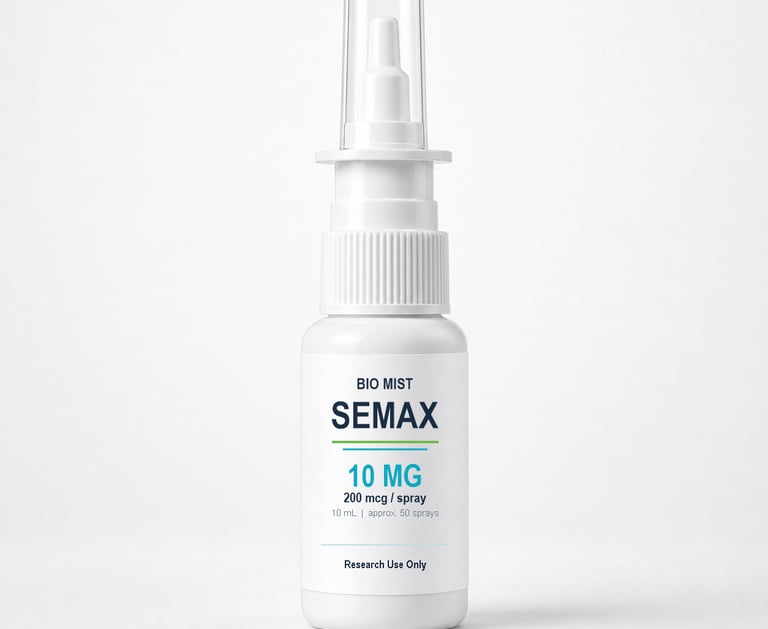 Bio Mist Semax 10 mg research spray bottle