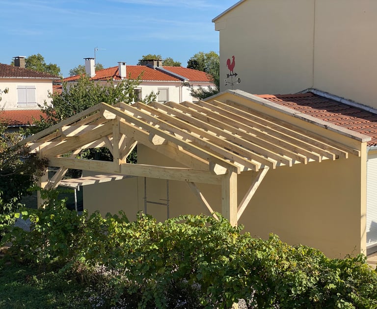 réalisation d'un carport sur mesure