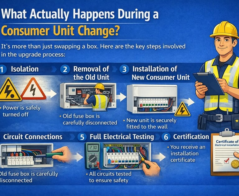 What Actually Happens During a Consumer Unit Change